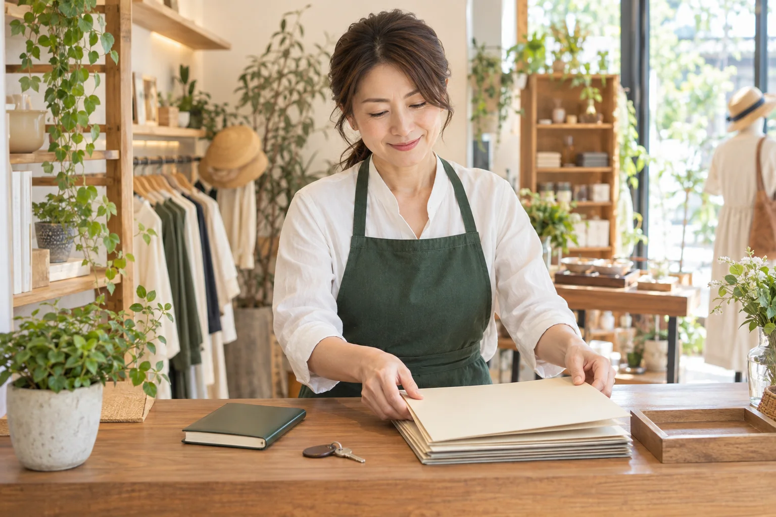 店舗売却の準備:店舗の経営者とスタッフのイメージ