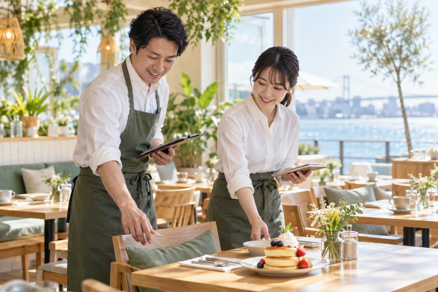 店舗譲渡：店舗の経営者とスタッフのイメージ